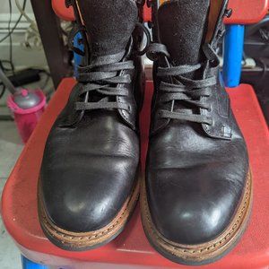Allen Edmonds Higgins Mill Boots - Black Chromexcel Size 8.5 E